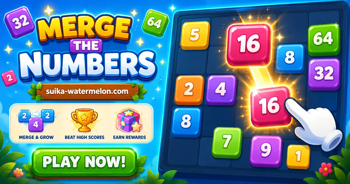 Merge The Numbers | Play Online Free - No Download Needed